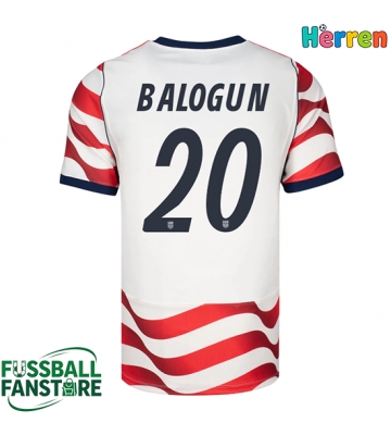 Vereinigte Staaten Folarin Balogun #20 Replik Heimtrikot WM 2026 Kurzarm